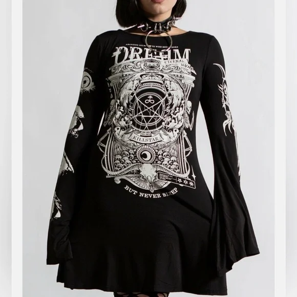 Killstar Insomnia Trapeze Dress - Picture 4 of 6